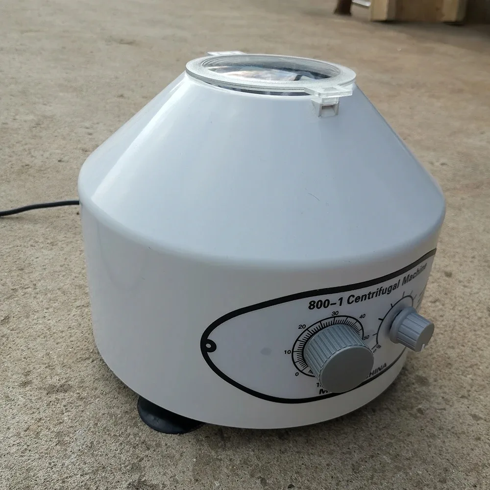 800-1 Electric Laboratory Centrifuge PRP PRF Plasma 4000rpm With 6pcs 20ml Centrifugal Tube Adaptor Laboratory Separation Tool