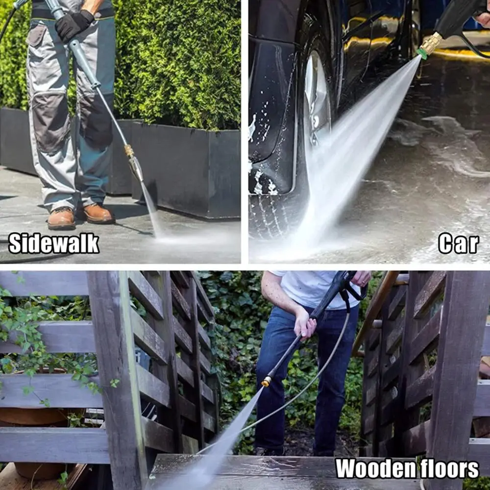 Turbo Nozzle for Pressure Washer Rotating for Hot and Cold Water With 1/4 Quick Connect Stainless Steel 3625 PSI 3