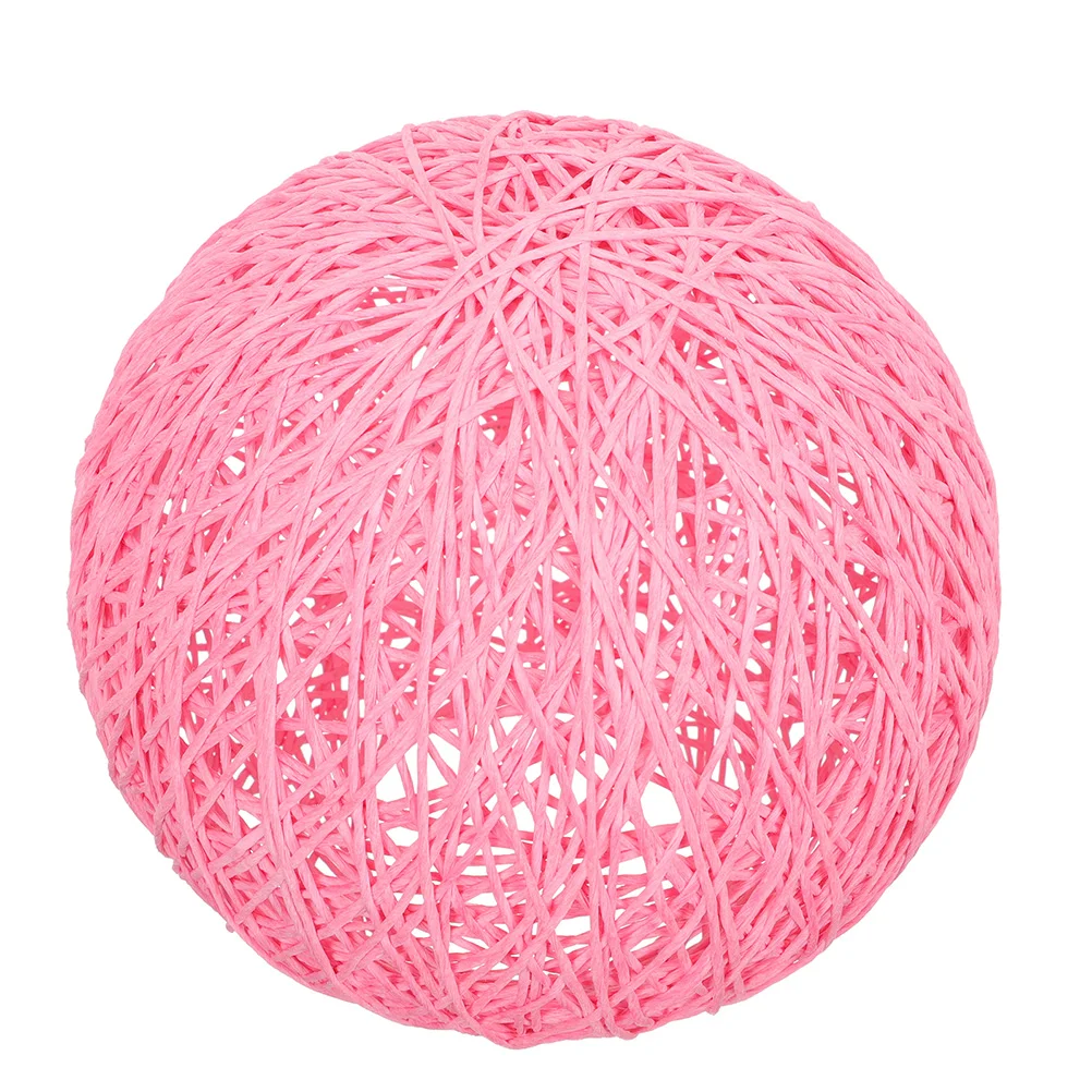 

Light Shade Lamp Rattan Pendant Lampshade Cover Fixturefixtures Woven Shades Chandelier Ball Ceiling Wicker Wall