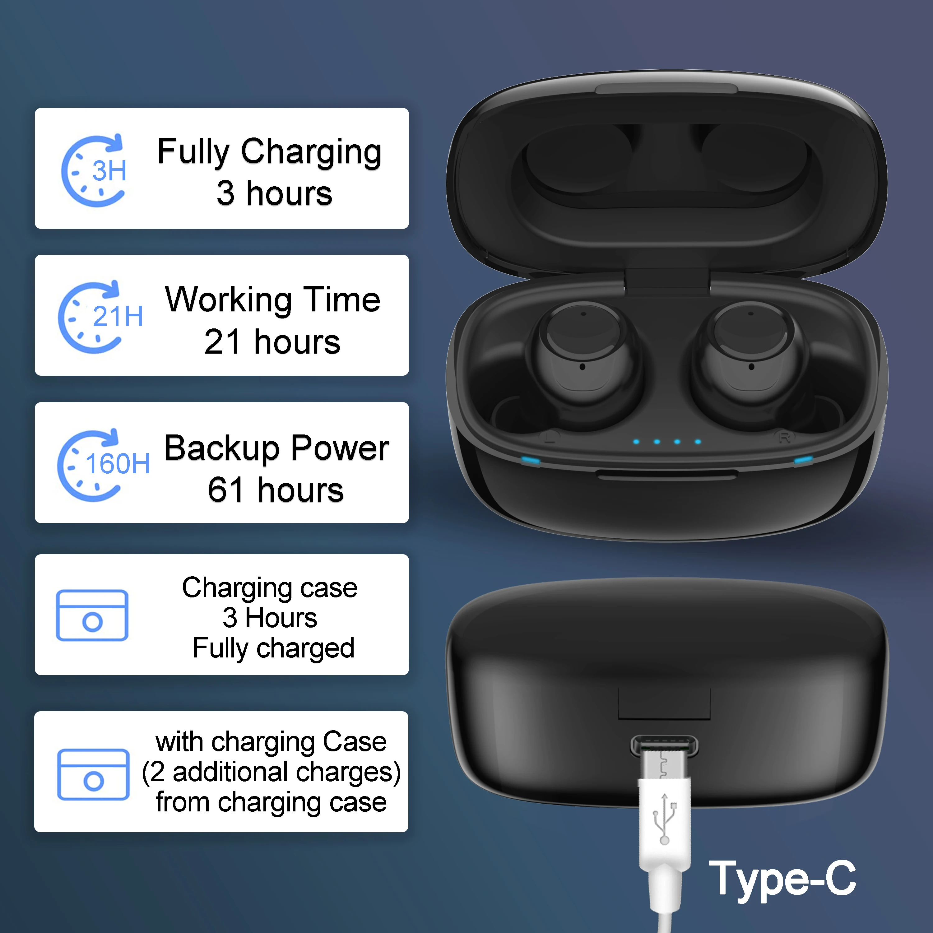 Mini Hearing Aid Rechargeable 2023 Digital CIC Adjustable Tone Hearing aids for deafness elderly Moderate to Severe Loss Ear Aid 5