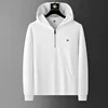Minglu Hooded Bee Printed Men's Sets Luxury Spring Autumn Solid Color Male Sweatshirt Elastic Waist Man Pants Tracksuit 3