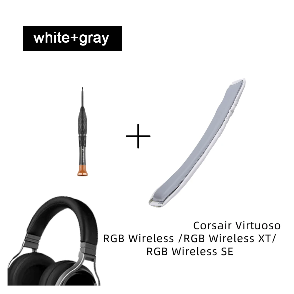Replacement Earpads & Headband Cushion for Corsair Virtuoso RGB Wirless / RGB Wireless XT / RGB Wireless SE Head Band Ear Pads
