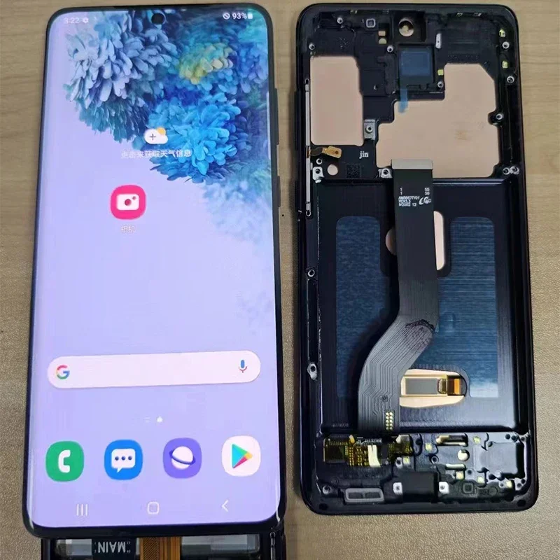 S20+ Galaxy S20 Ultra Display Size AMOLED LCD For Samsung S20 Plus