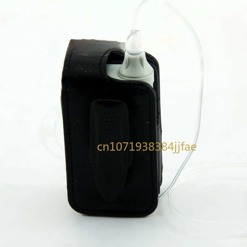 Bolsa De Cuero Con Clip Para Bomba De Insulina, Funda Vertical De Cuero Negro, Cartera Con Cintura, Tuberia De Consumibles