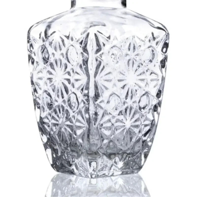 1Pcs 200ML/500ML/850ML Crystal Whiskey Wine Shot Glass Bottle + Cap Stopper Drinking Bar Decanter