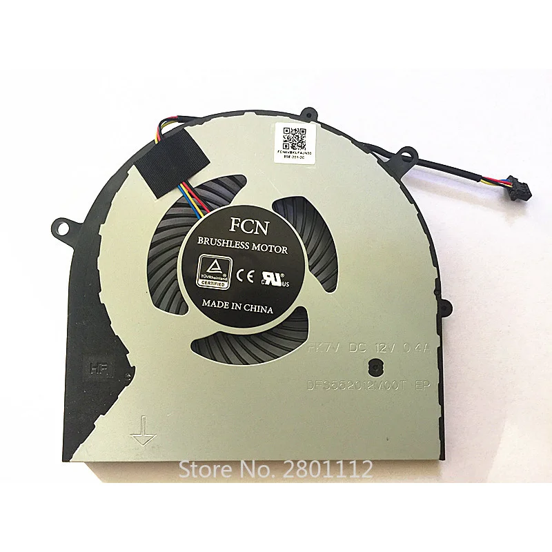 NEW CPU GPU Cooling Cooler Fan for ASUS GL703 ROG STRIX GL703V GL703VD GL703VM 4PIN 12V Laptop Fan