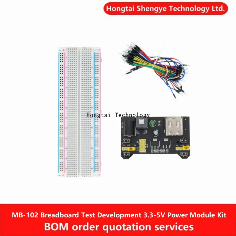 MB-102 breadboard test development power supply module 830 holes large ...