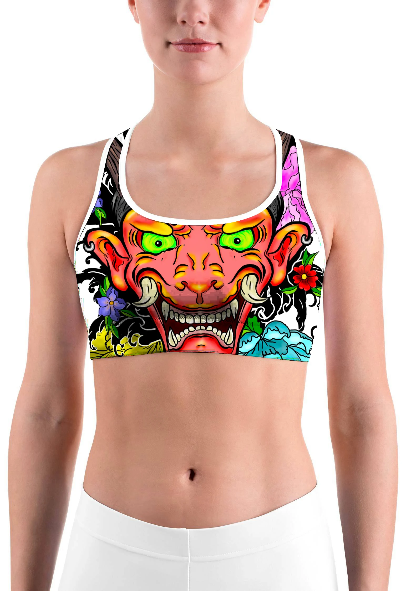 Muay Thai shorts Professional Sanda boxing set MMA adult match training mixed martial arts shorts Ladies printed sports bra