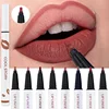 Liquid Lipliner Pencil Matte Soft Lip Liner Stick Long Lasting Lips Cosmetic Tools Quick Drying Smudge Proof Natural Lipstick 5