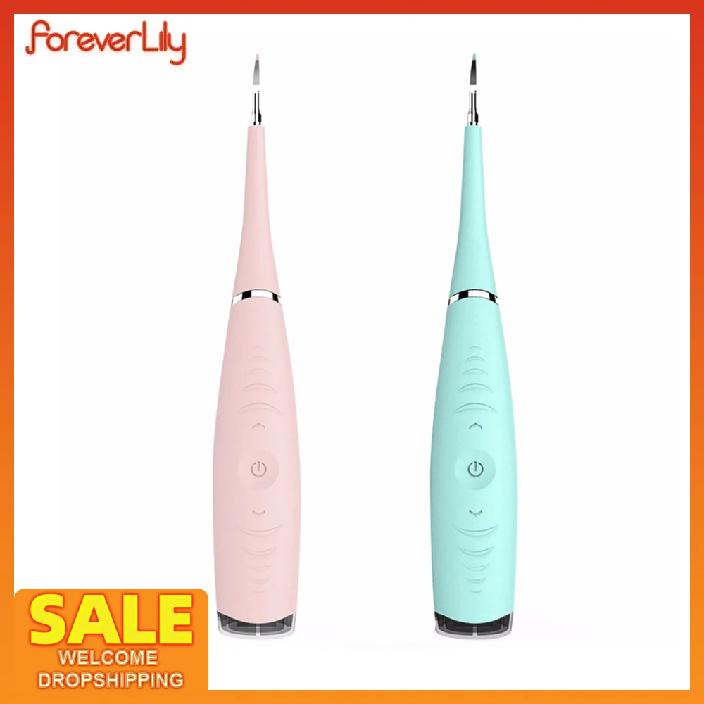 Electric Sonic Vibration Dental Scaler Tooth Calculus Teeth Stains