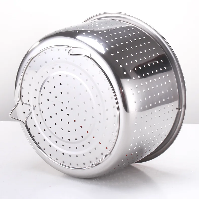 304 Stainless Steel Steamer Basket Instant Pot Accessories for 3/6/8L Instant Cooker with Silicone Covered Handle, steamer basket