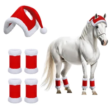Christmas Horse Santa Riding Hat 2