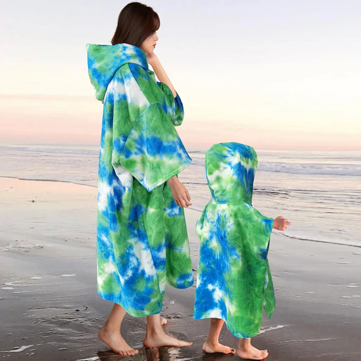 Surf Poncho Changed Towel Quick Dry Bath Towel Cape Women Cover-ups Hood Microfiber Swim Beach Blanket Beachrope For Child Adult