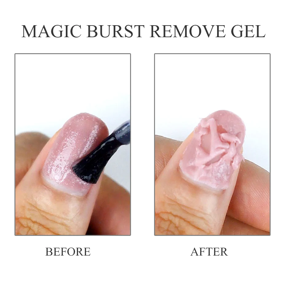 Nail Polish Remover 15ml Magic Burst Gel Soak off Sticky Layer Cleaner Nail Degreaser Semi-permanent UV Gellak Remover JI1038-1