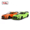 Maisto 1:24 2020 Mustang Shelby GT500 Orange Static Die Cast Vehicles Collectible Model Car Toys Gift collection 1