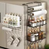 Kitchen Refrigerator Side Shelf Space Saving Spice Storage Rack Kitchen Fridge Shelf Rack Refrigerator Kitchen Organizer Shelf ﻿ 1