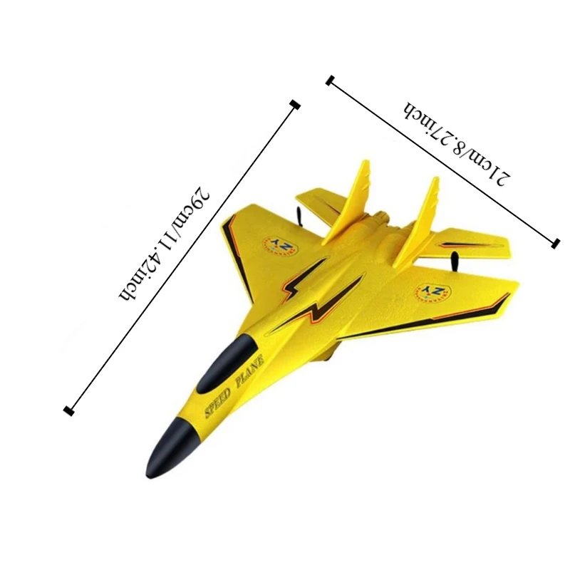 Avion Télécommandé EPP 29cm - Jouet RC Enfant 5 Ans+ USB