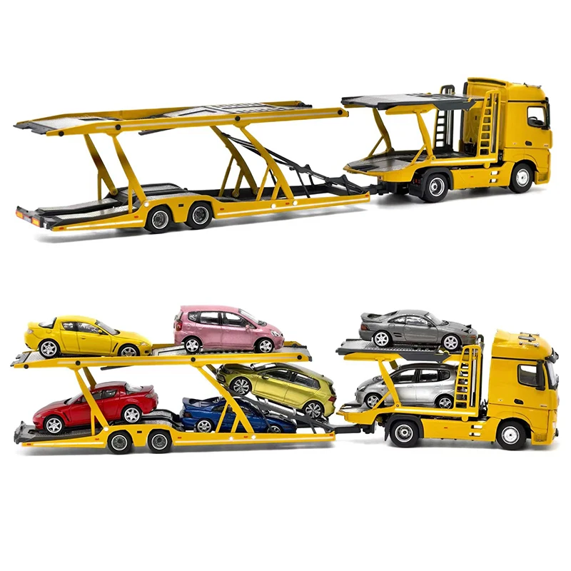 1/64 Alloy Die-casting Model Car Toy Benz Actros Gigaspace 4x2