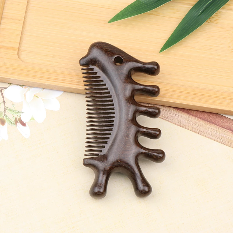 

Sandalwood Massage Comb Head Neck Nose Cheeks Hair Multifunctional Massage Comb Body Meridian Comb Anti-static Smooth Hair