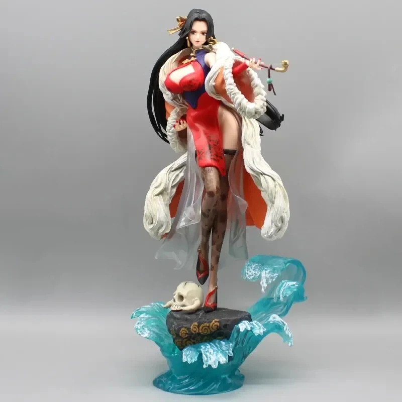 

35cm Anime One Piece Boa Hancock Figure GK Oka Shichibukai Sexy Beautiful Girl Pvc Action Figurine Collectible Model Toy Gift