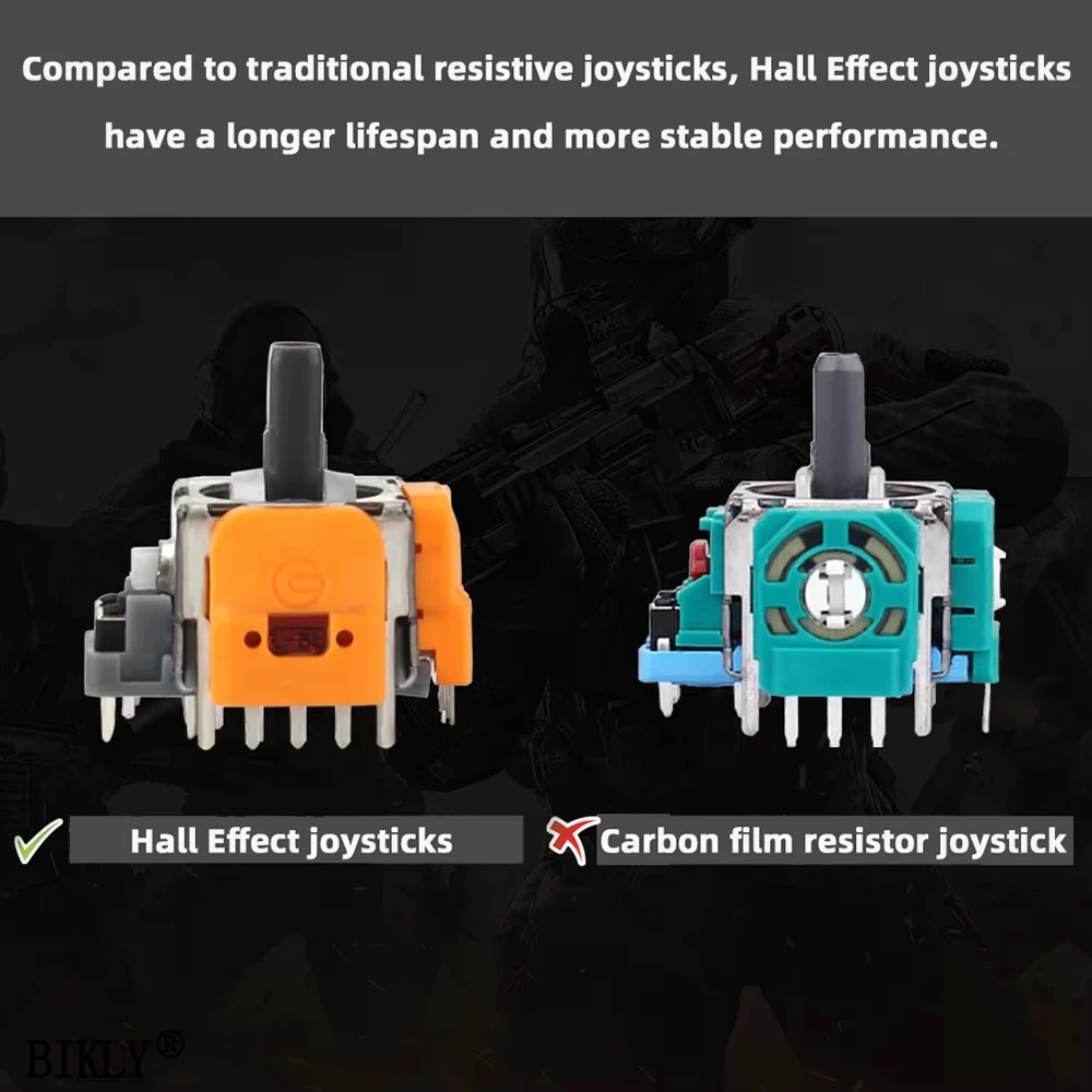 Joystick Replacement Arcade Joystick Game Joystick Joystick Module Replacement Hall Effect 3D Analog Joystick for Playstation 5 DualSense PS5 Controller Thumbstick Repair Parts Accessory
