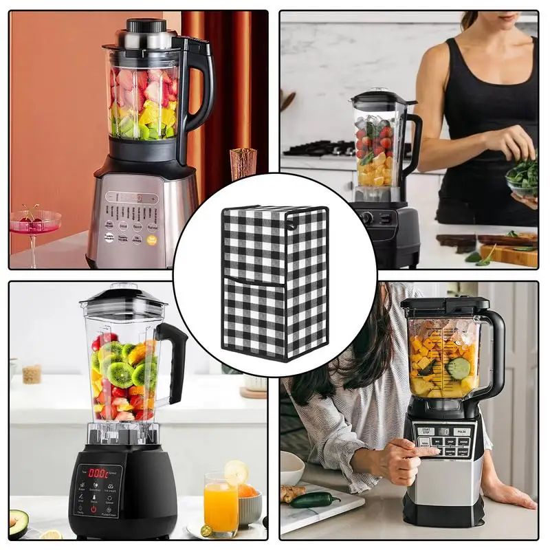 Blender Cover Anti-Scratch Kitchen Appliance Protector Cover With Accessory Pocket Kitchen Blender Storage Stand Dust