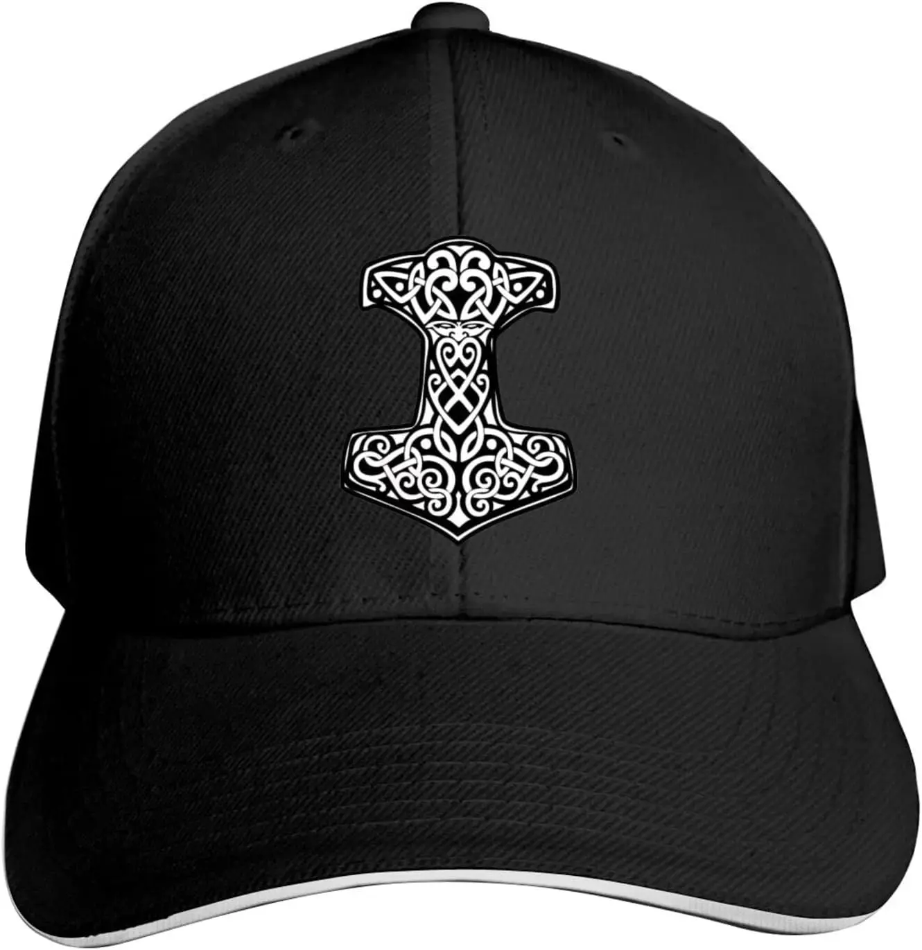 

Thor's Hammer Viking Norse Baseball Cap Hat for Men Women Trucker Hat Adjustable Unisex Hat