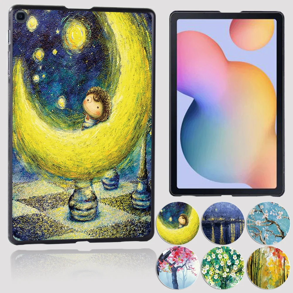 

Tablet Case for Samsung Galaxy Tab S4 S6 S5e S6 lite S7 A 8.0 T290 A7 10.4 T500 A7 Lite T220 T225 8.7" Paint Series Shell Cover