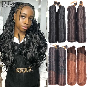 Image for Spiral Curls Braiding Hair 24Inch Synthetic French 