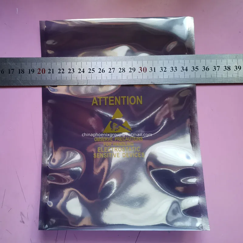 400Pieces Antistatic Hard Drive Bag 3.5 Anti Static Bags Hdd Antistatic Bag 3.5 ESD Anti Static Shielding Plastic Top Open Bags 2
