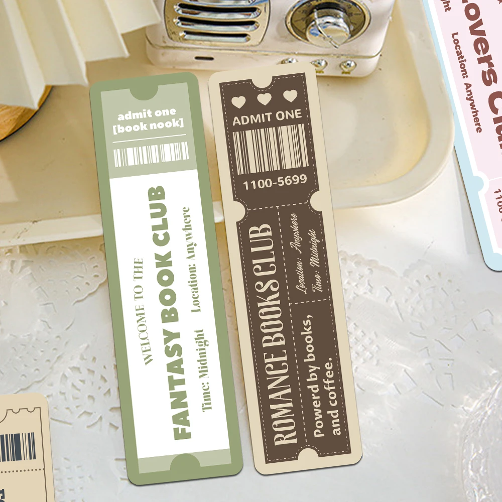 Bookmarks Stationery Supplies 30pcs Book Lover Bookmarks Reading Pages Books Annotated School Stationary Supplies DIY Aesthetic Bookmarks Decorative cards