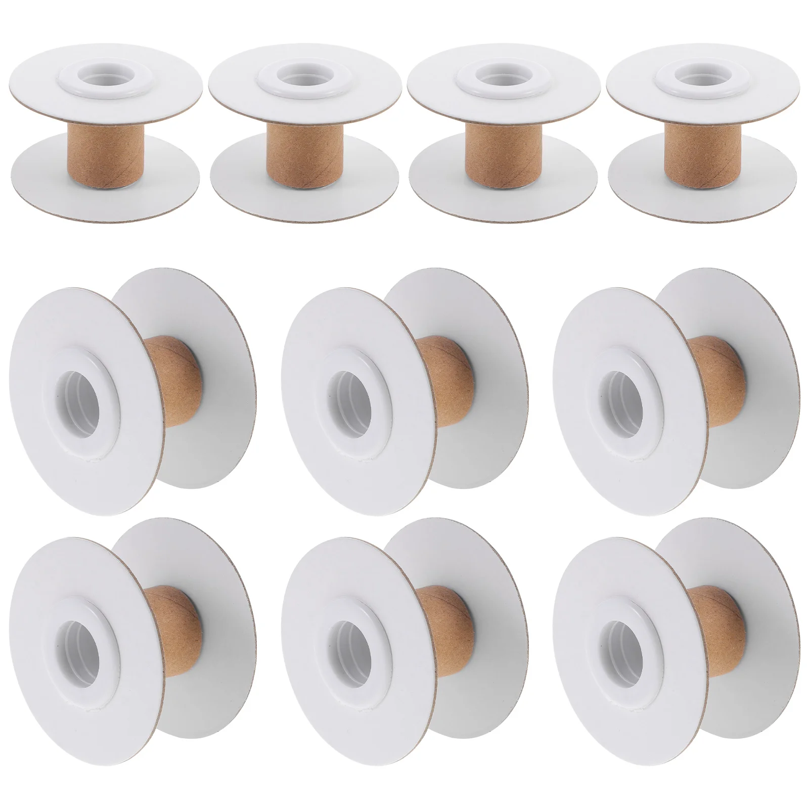 

10 Pcs Ribbon Spool Home Thread Spools Practical Storage Paper Sewing for Craft Yarn DIY