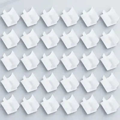 200Pcs 펜 클립 화이트 보드 냉장고 용 플라스틱 펜 홀더 건조 표면 접착제 다목적 학교 사무실 문구