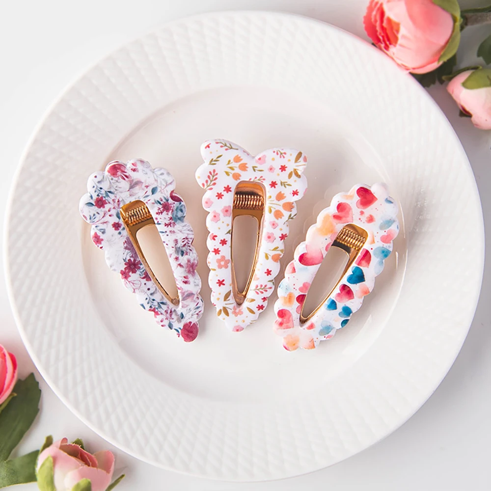 1PC Verschiedene Stile Geometrische Form Blume Fliesen Muster Polymer Clay Form Haarnadel Präge Ton Form Schmuck Machen Ton Werkzeuge – Detail 8