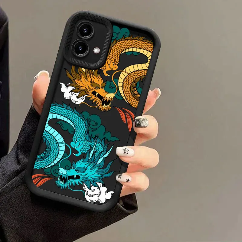 Dragon Pattern Clouds Phone Case Cover