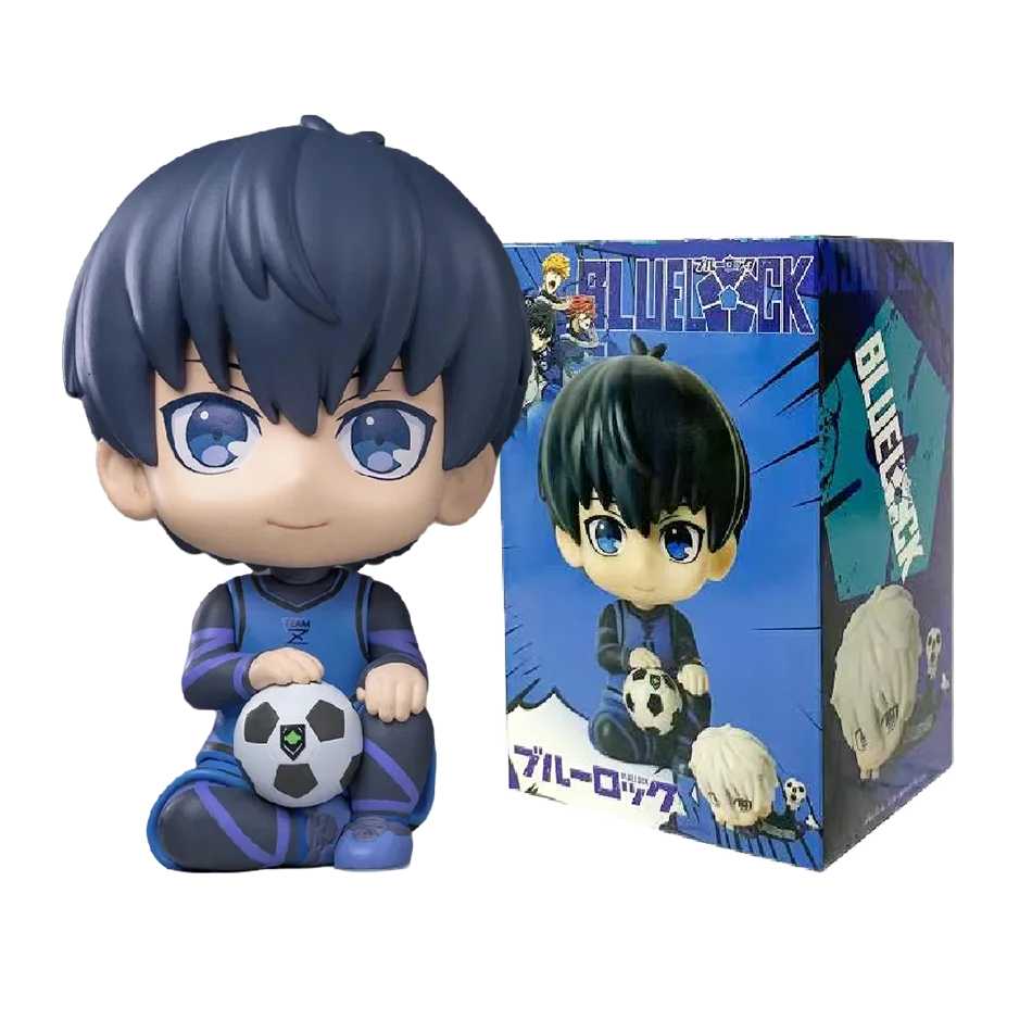 Blue Lock Anime Action Figures - Isagi Yoichi & Nagi Seishiro Q Version PVC Collectible Figurines