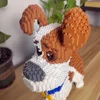 KNEW BUILT Yorkshire Terrier Dogs Model Micro Mini Building Blocks: Educational Recreation Toys for Pet Lover Gifts and Decor 3