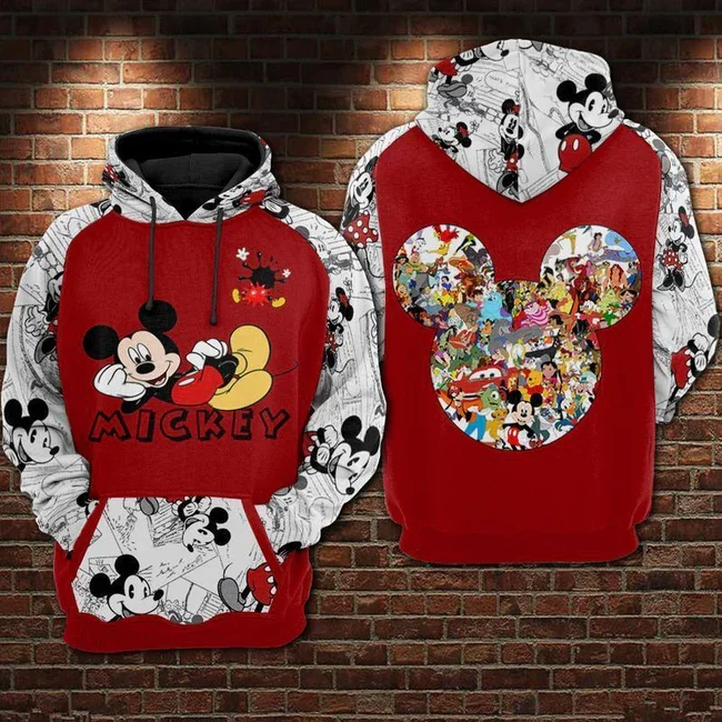 

Unifinz DN Hoodie MM Hoodie Old Version Comic All Characters White Red Hoodie 2022