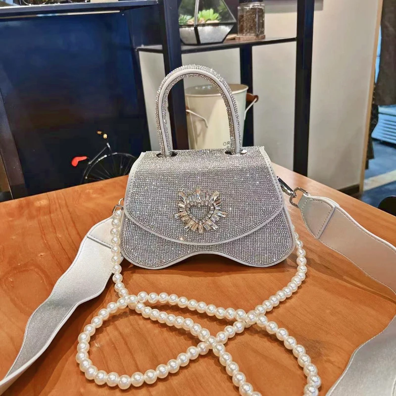 

Роскошная вечерняя сумка, модная блестящая сумка-тоут, высококачественные мини-сумки для женщин, маленькие сумки на плечо для женщин