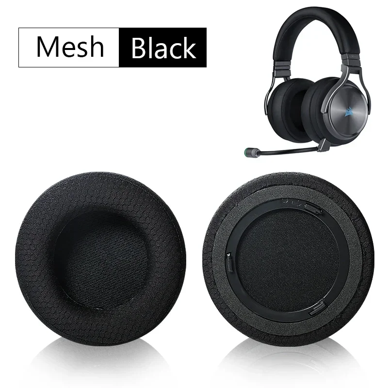 NullMini Oreillettes De Remplacement Pour Corsair Virtuoso RGB, Virtuoso RGB Sans Fil SE, Virtuoso RGB Sans Fil XT Casque Bandeau