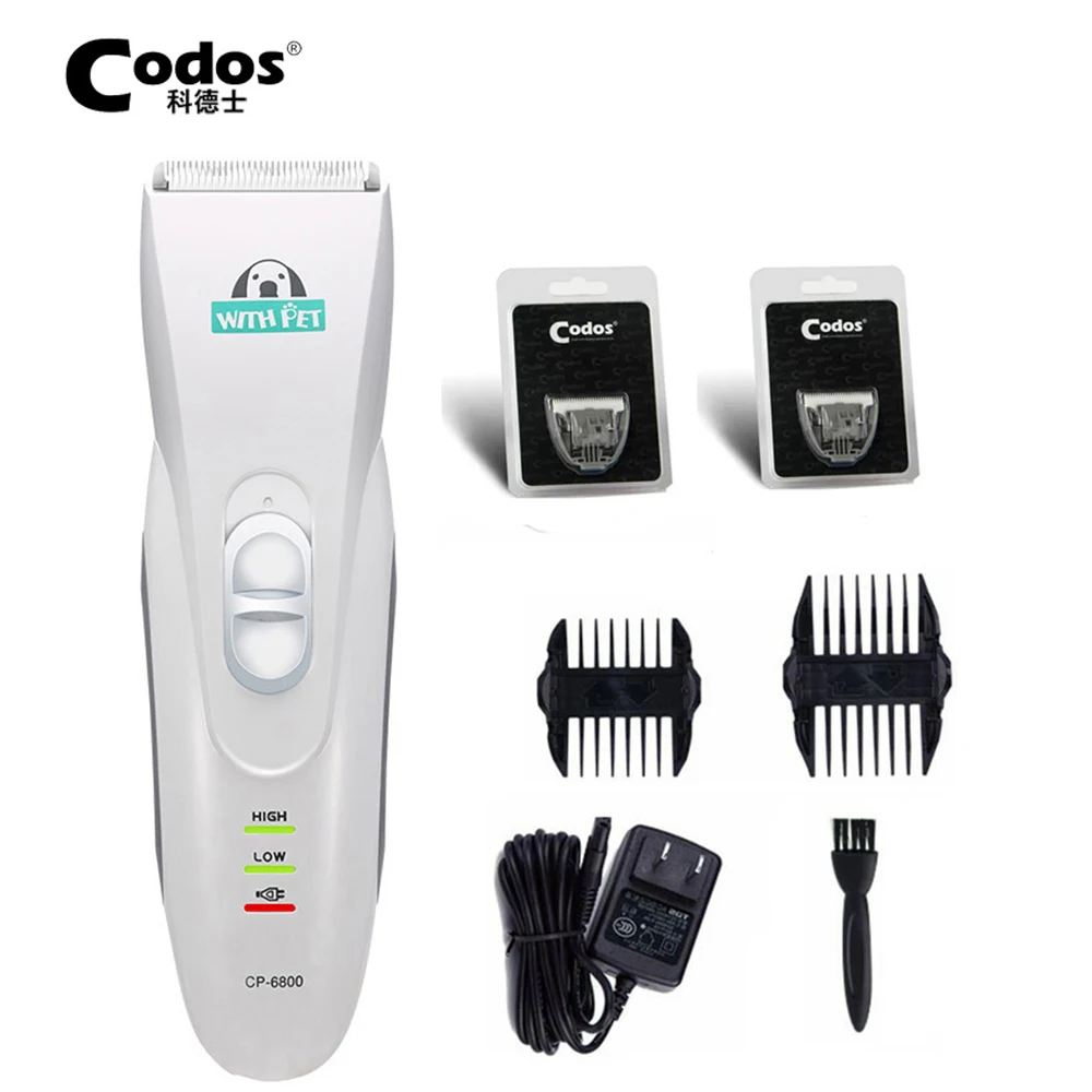 Codos CP6800 Rechargeable Cat Dog Hair Trimmer Electrical Hair Clipper Remover Cutter Grooming Dog Cut Machine