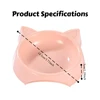 ​​Candy Color Cat-Ear Bowl with Smooth Edge - Chin-Friendly Large Capacity Pet Dish for Cats & Small Dogs, Food & Water Feeder 6