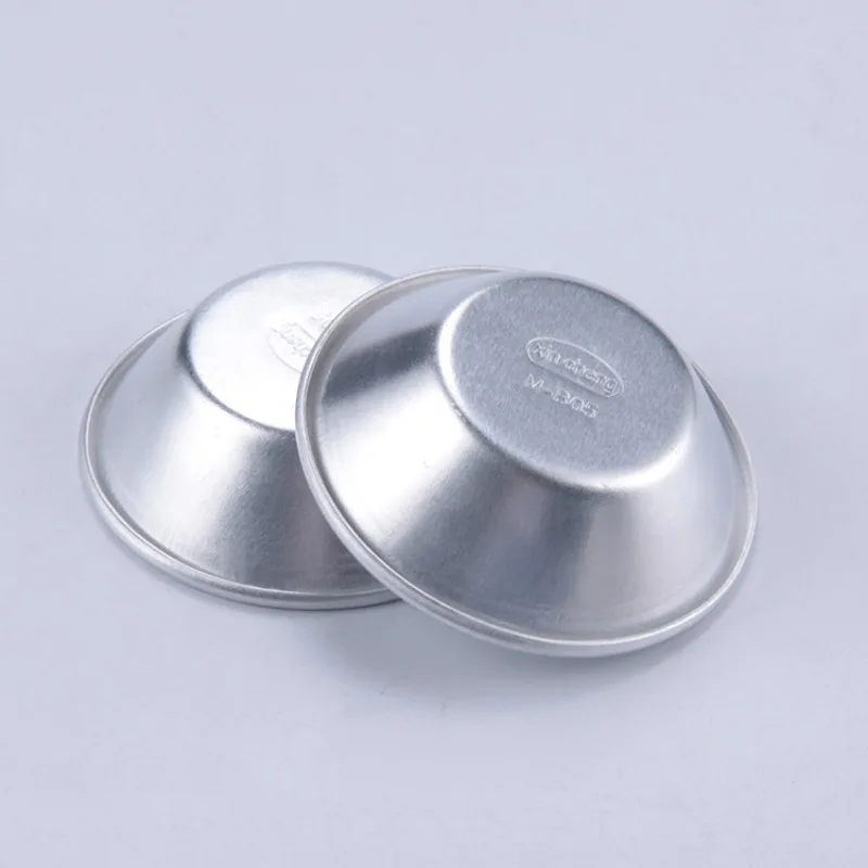 

5pcs Kitchen Baking Mold Aluminum Alloy Egg Tart Cup Cupcake Cakes Mould For Pastry Cakes Dessert Mini Cupcake Baking Pan