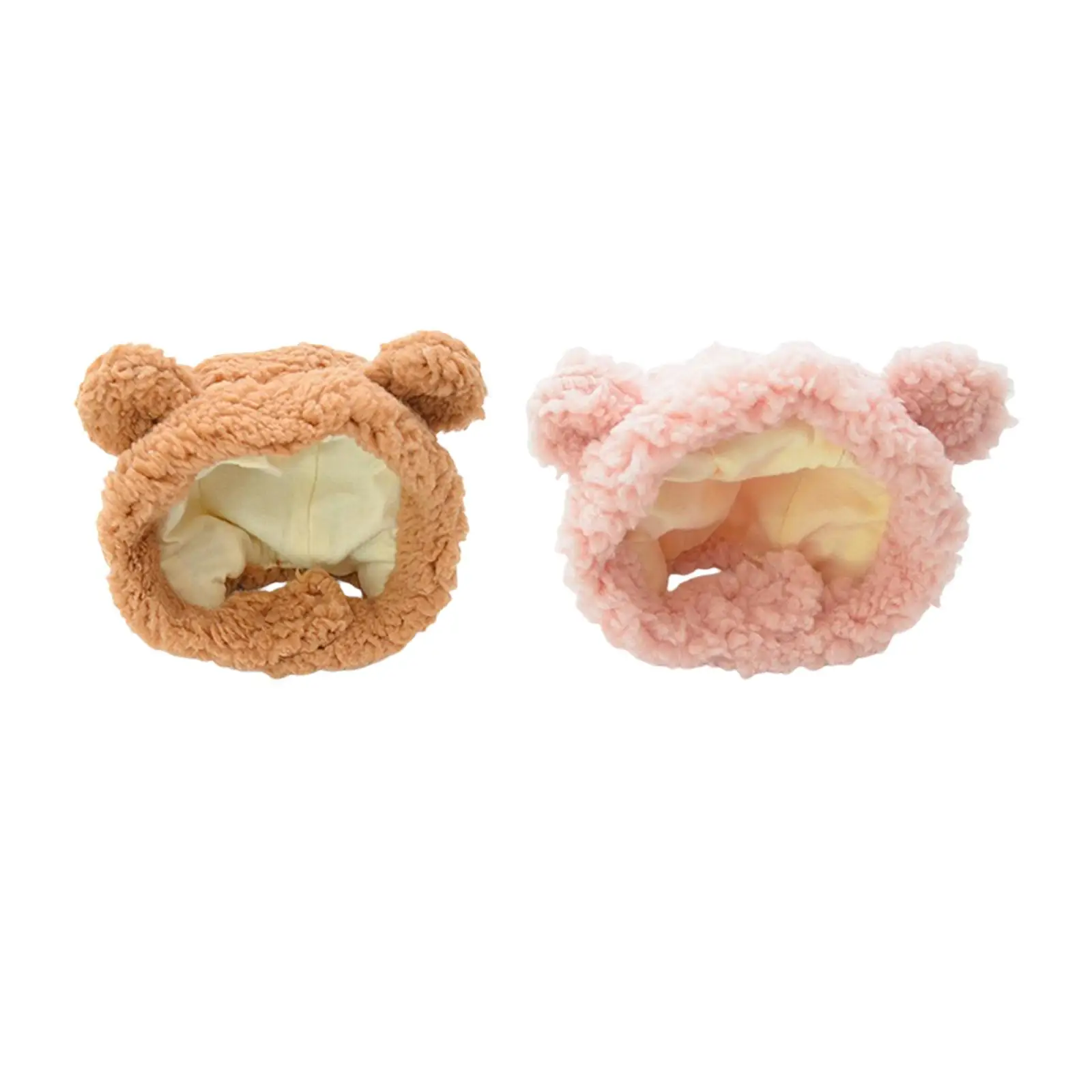 Cat Hood Warm Hat Costume Warm Dress Up Regolabile Cute Soft Winter Pet Hat Ears Felpa Con Cappuccio Per Cat Puppy Kitten Cani Di Piccola Taglia Escur