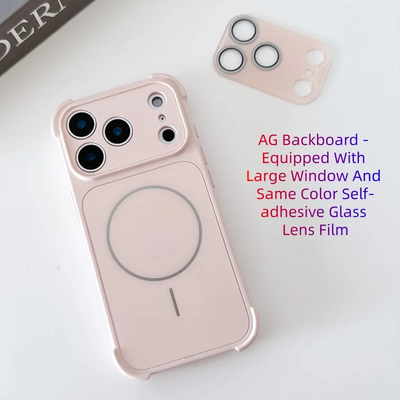 Elegant Shockproof Magnetic Phone Case with Soft Silicone and Hard PC Cover