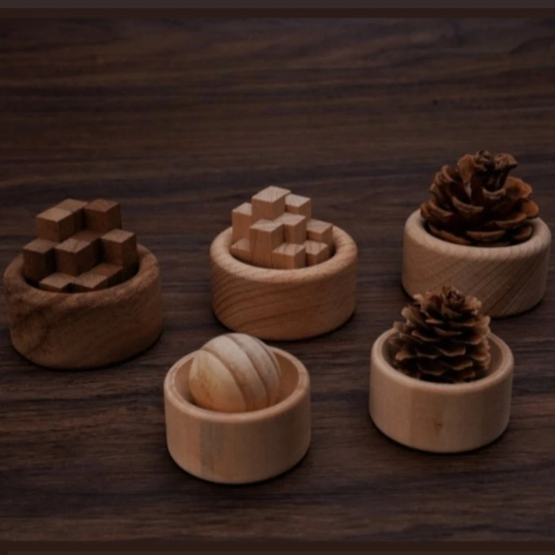 Wooden Essential Oil Diffuser for Home - Mini Cute Natural Fragrance Enhancer for Any Room