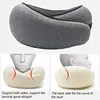 Memory Foam Neck Pillow  Cervical Vertebra Travel Portable Noon Break Aircraft U Type Of Pillow Sleep Camping Pillow  Carry Bag 1