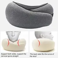 Memory Foam Neck Pillow  Cervical Vertebra Travel Portable Noon Break Aircraft U Type Of Pillow Sleep Camping Pillow  Carry Bag 1