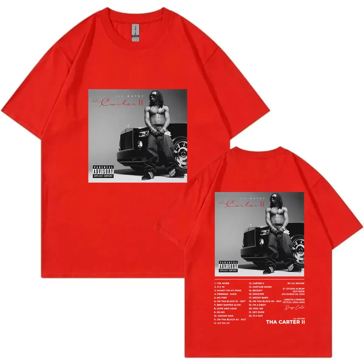 T-shirt Lil Wayne Tha Carter I-V Noir Personnalisable S-5XL - Neuf