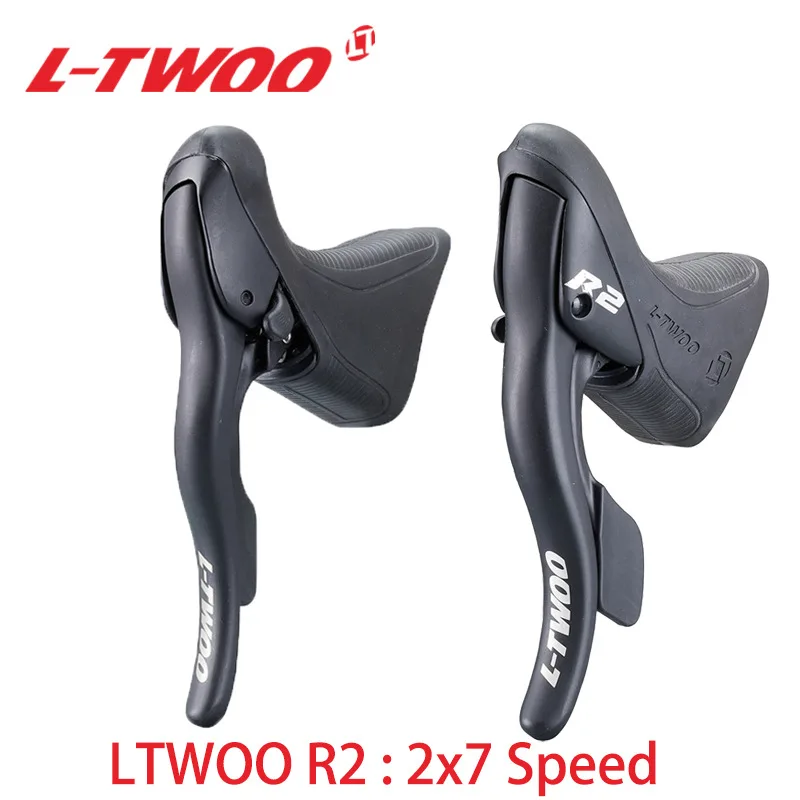 

LTWOO R2 Road Bike Derailleur 2X7 Speed Road Bike Shifters&Shift Cable Gear Lever Brake Bicycle Parts For Shimano 7s/14s Seris